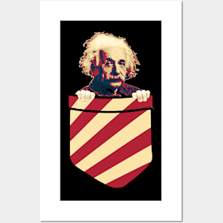 Albert Einstein In My Pocket Posters and Art